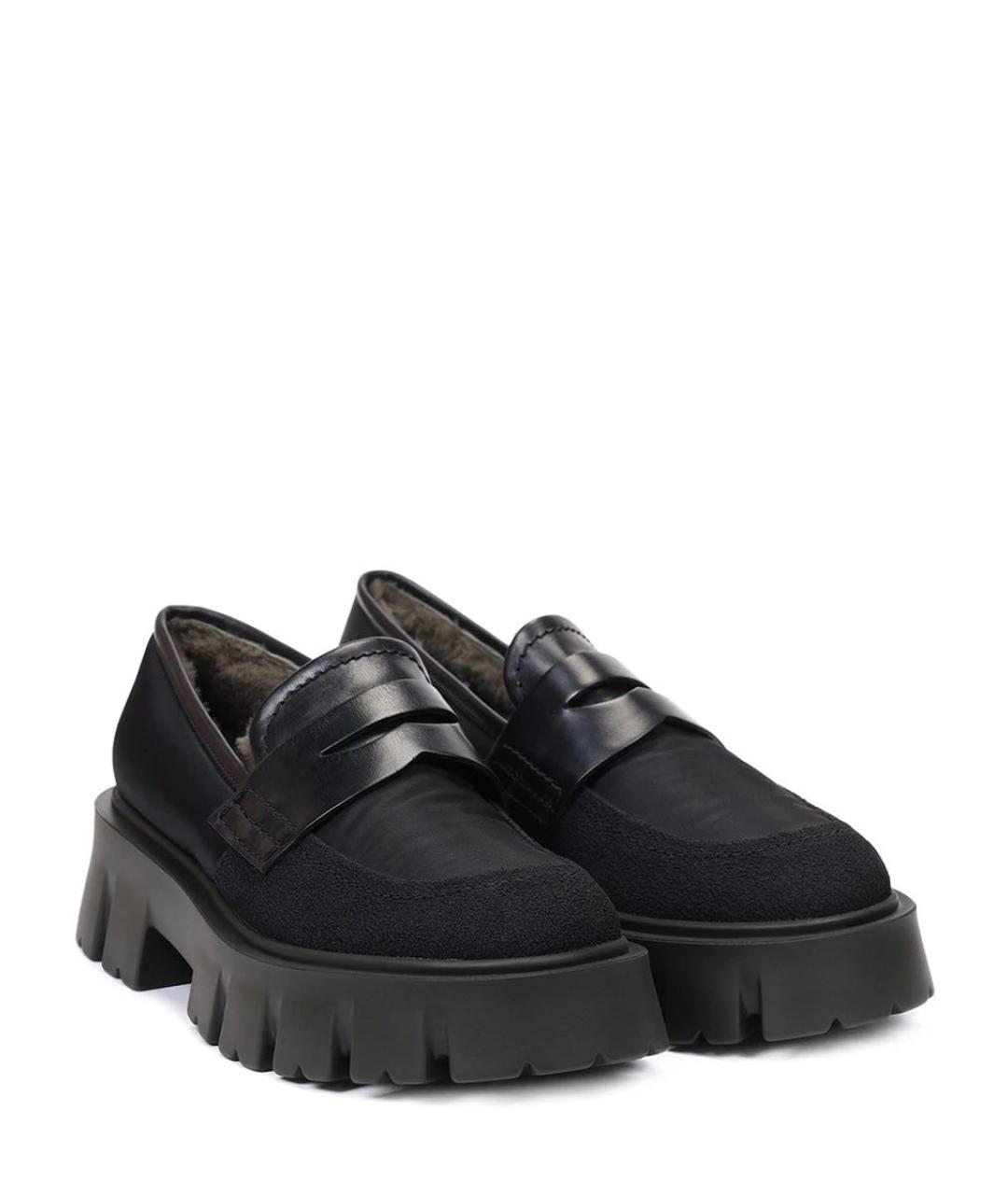 PREMIATA Черные кожаные лоферы, фото 3