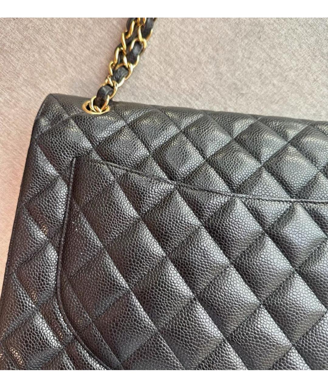 CHANEL Черная кожаная сумка через плечо, фото 4