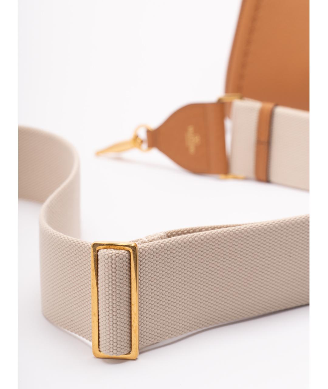 VALENTINO Коричневая кожаная сумка тоут, фото 4