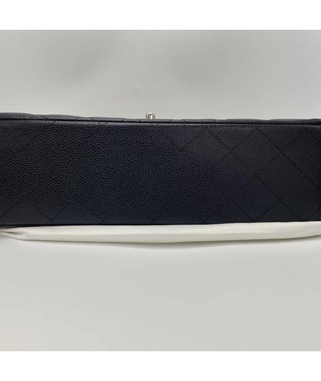 CHANEL Черная кожаная сумка через плечо, фото 5