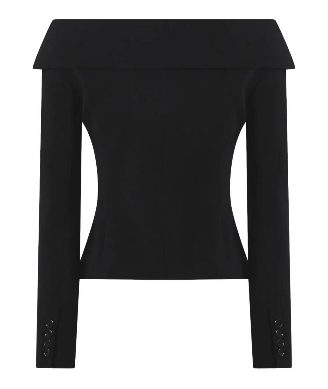 PINKO Черный полиэстеровый жакет/пиджак, фото 2