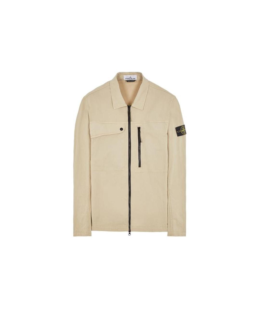 STONE ISLAND Бежевая куртка, фото 1