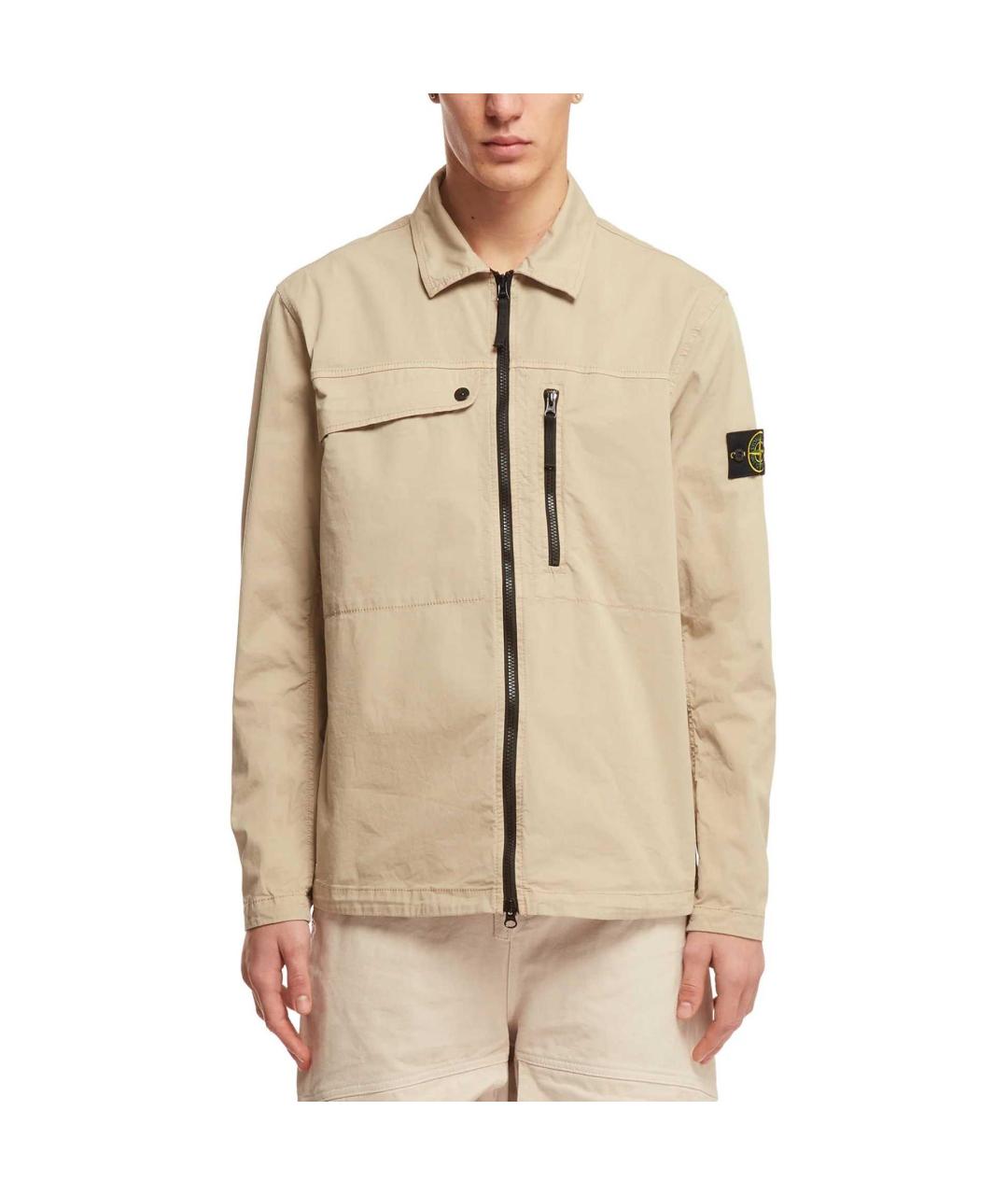 STONE ISLAND Бежевая куртка, фото 3