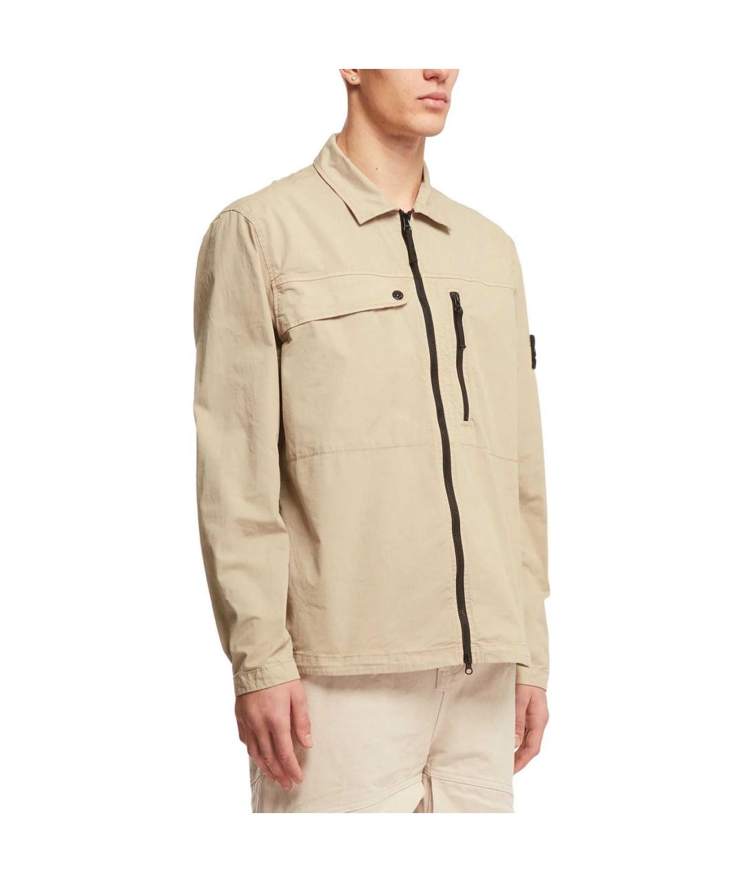 STONE ISLAND Бежевая куртка, фото 6