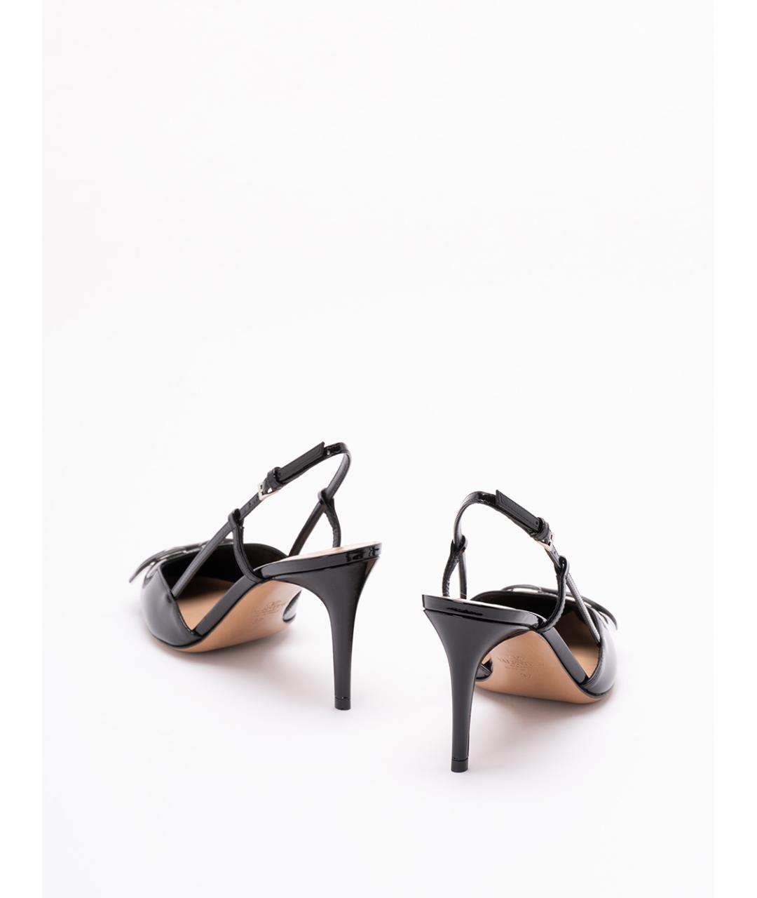 VALENTINO Черные кожаные туфли, фото 3