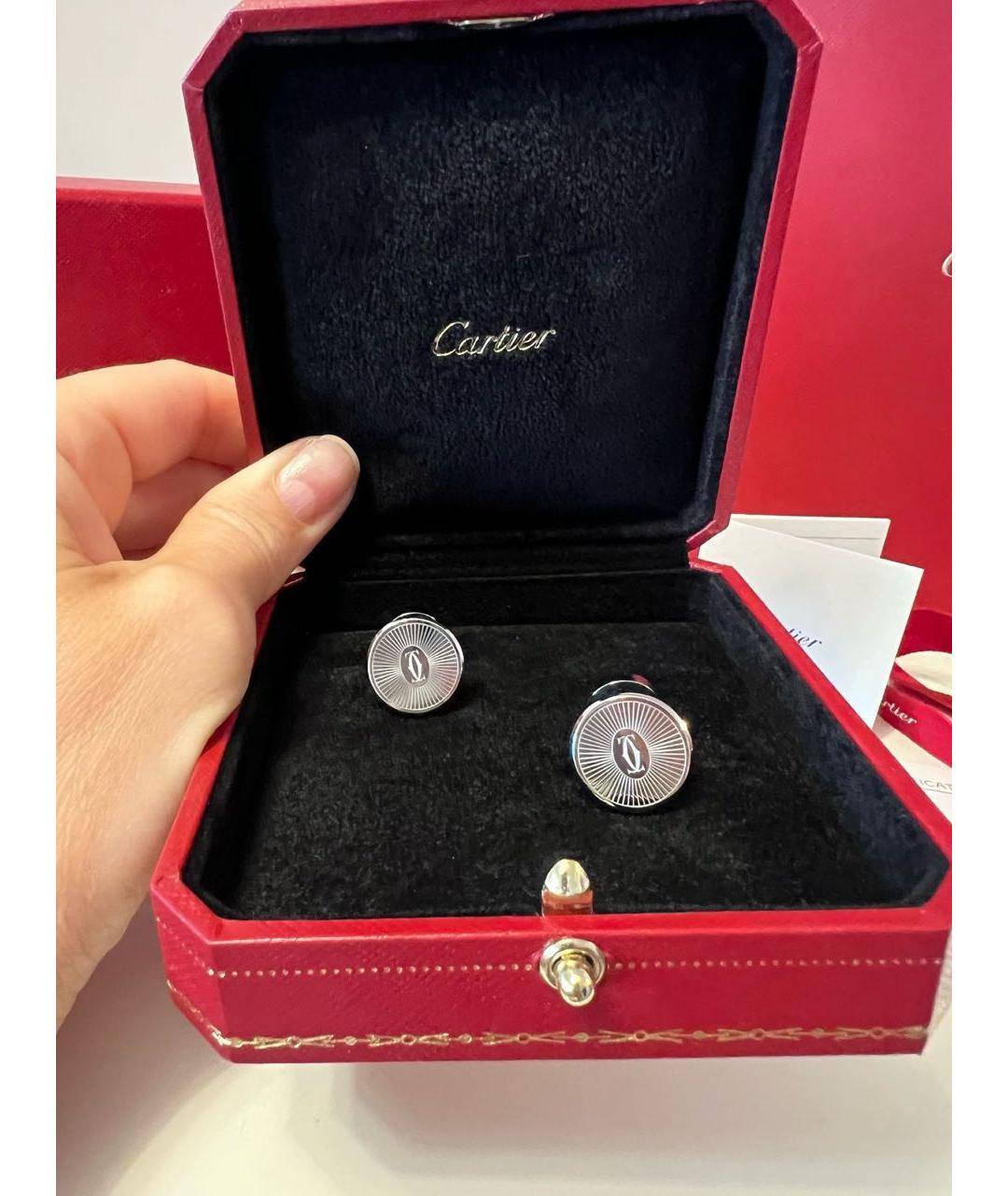 CARTIER Серебряные серебряные запонки, фото 2