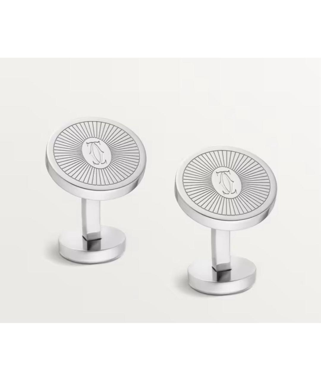 CARTIER Серебряные серебряные запонки, фото 7