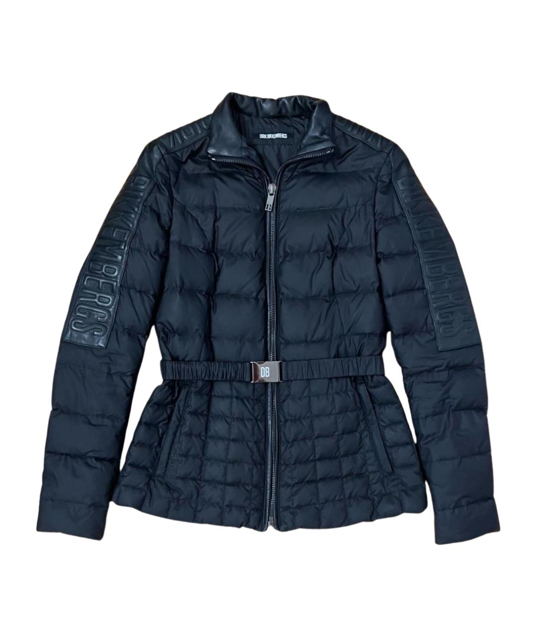 BIKKEMBERGS Черный полиамидовый пуховик, фото 1