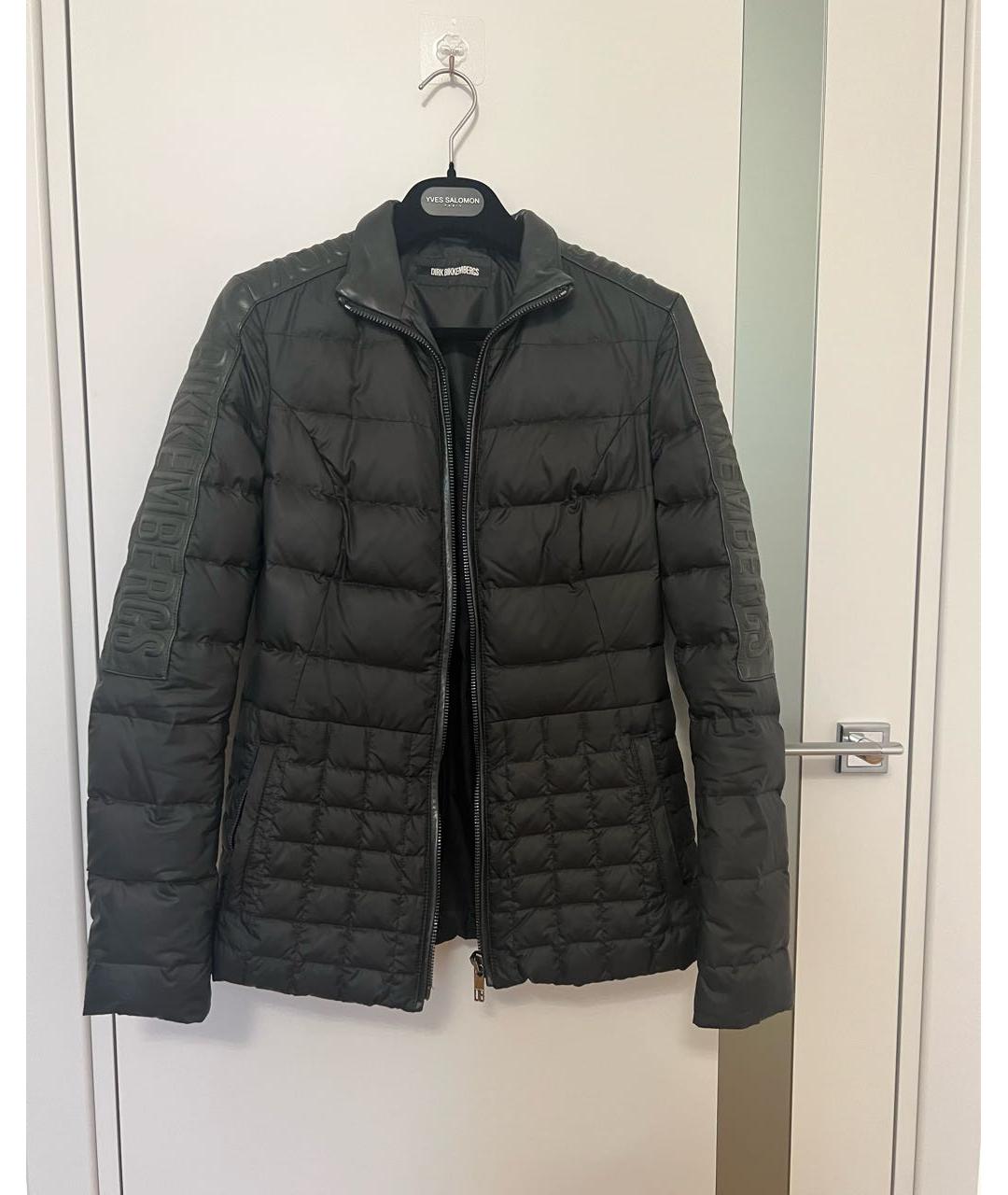 BIKKEMBERGS Черный полиамидовый пуховик, фото 7