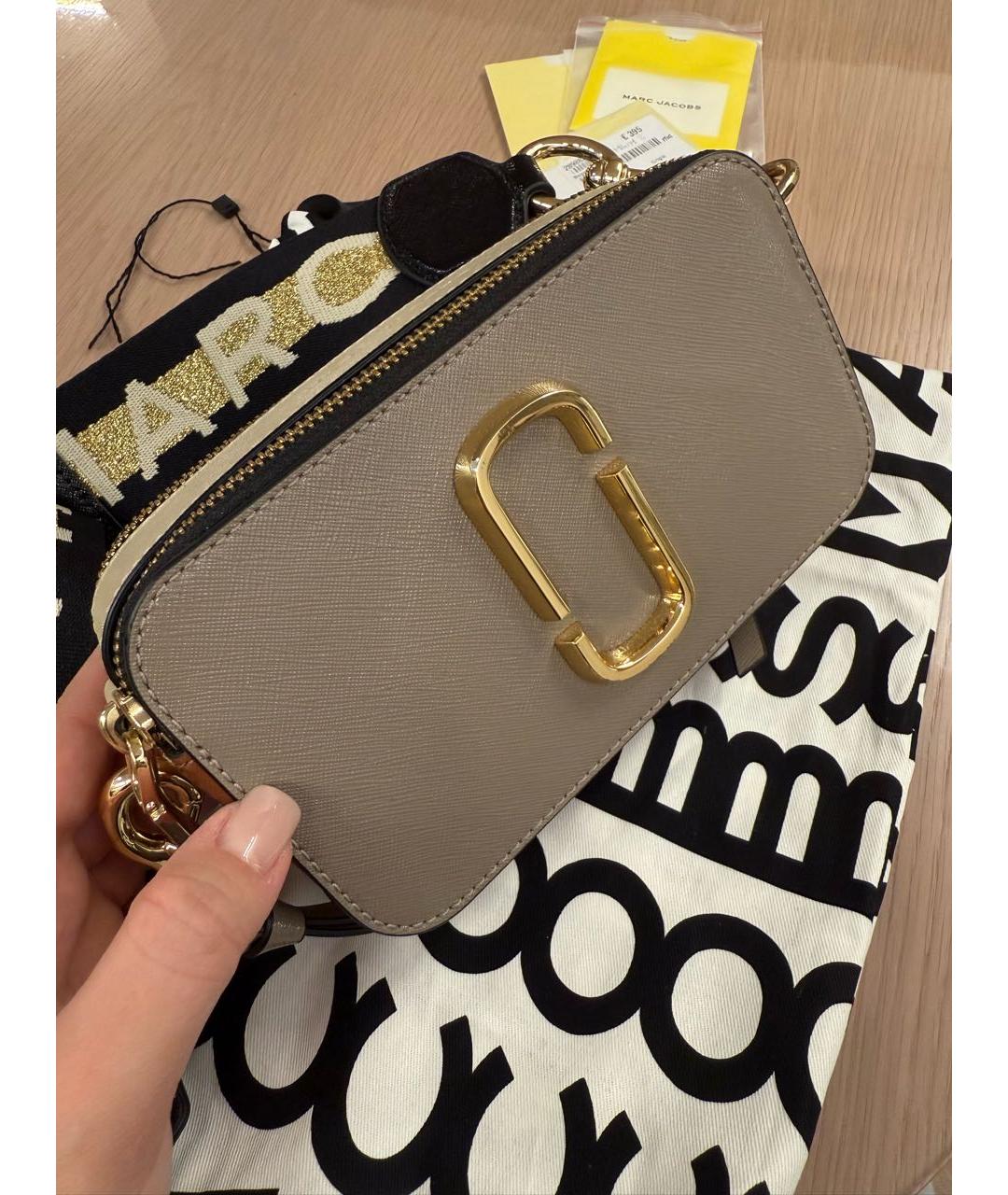 MARC JACOBS Бежевая кожаная сумка через плечо, фото 7