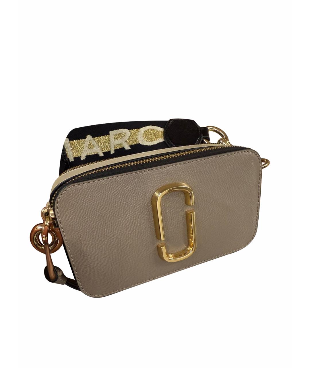 MARC JACOBS Бежевая кожаная сумка через плечо, фото 1