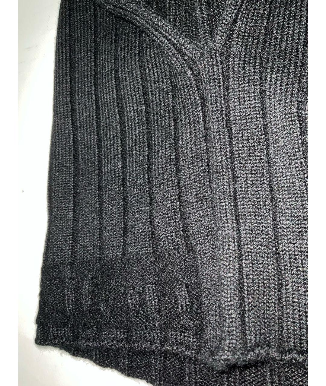 KITON Черный кашемировый капюшон, фото 3