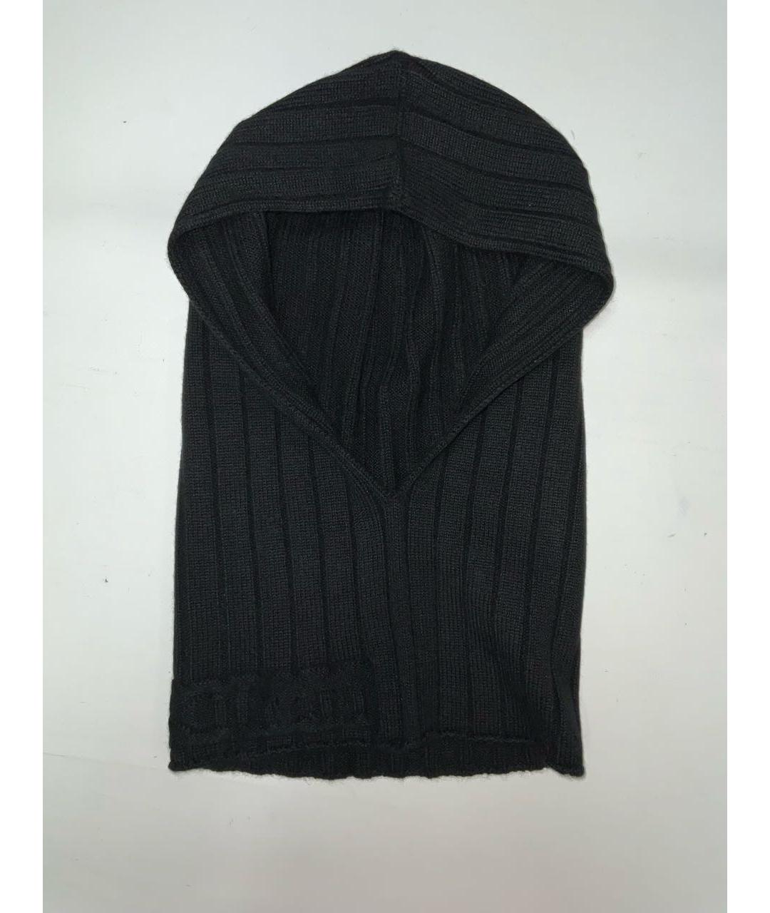 KITON Черный кашемировый капюшон, фото 2