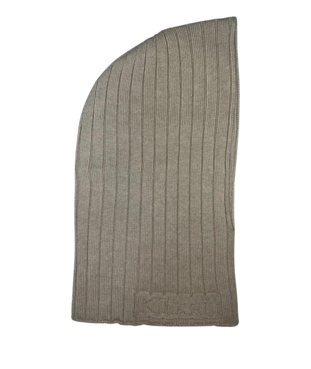 KITON Бежевый кашемировый капюшон, фото 1