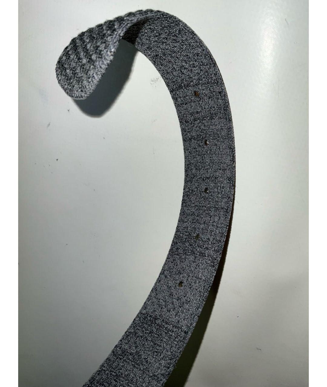 KITON Серый ремень, фото 5