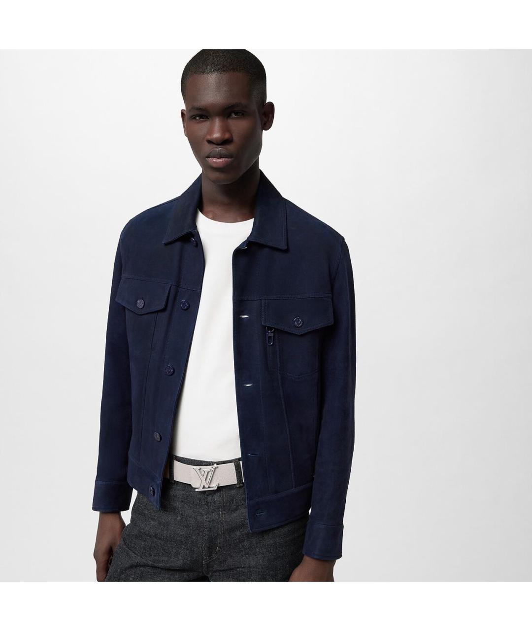 LOUIS VUITTON Белый кожаный ремень, фото 5