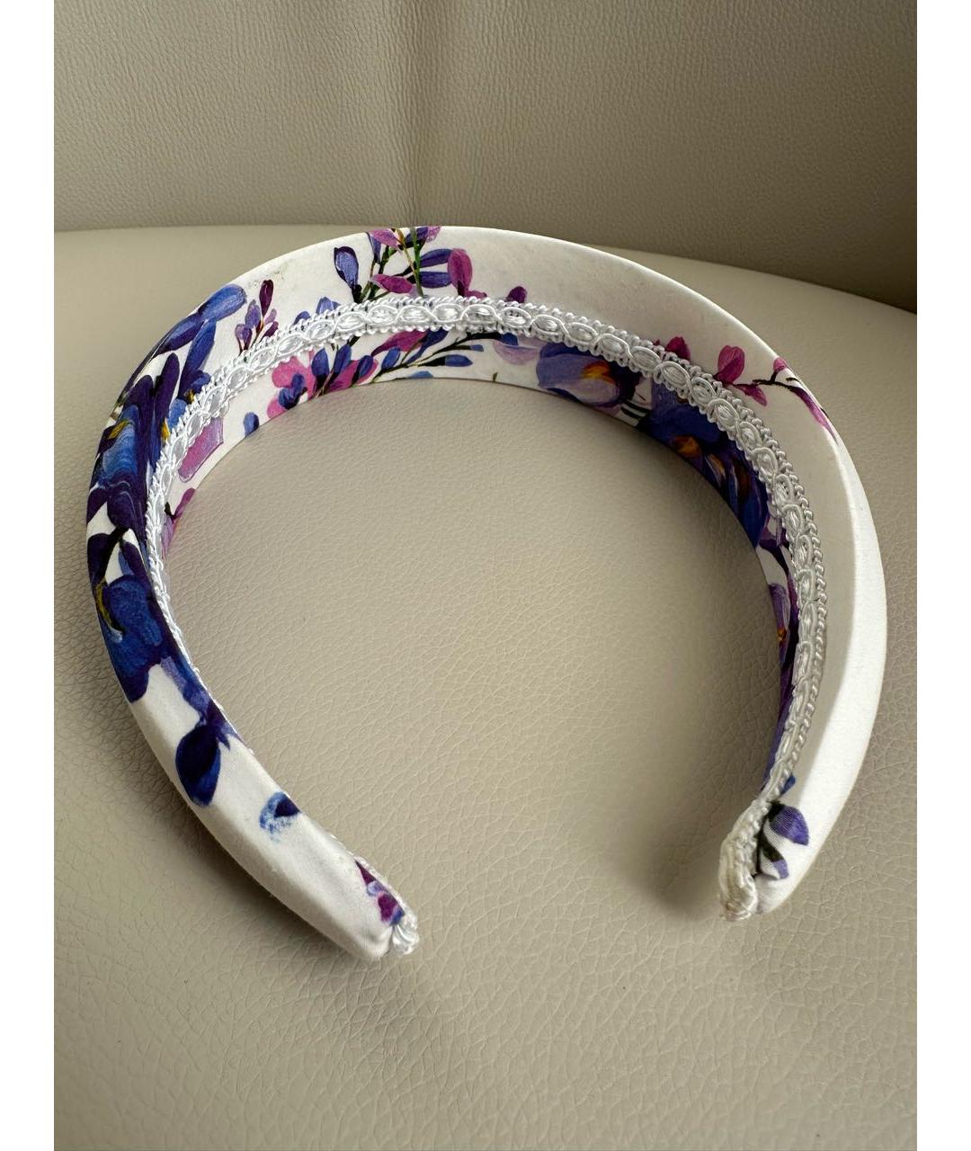 DOLCE&GABBANA Белый ободок, фото 3