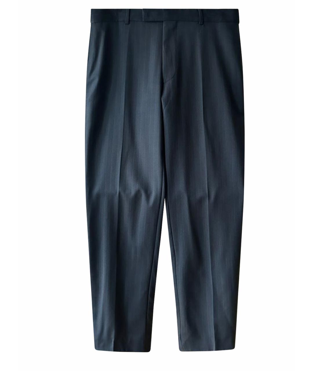 HUGO BOSS Серые шерстяные классические брюки, фото 1