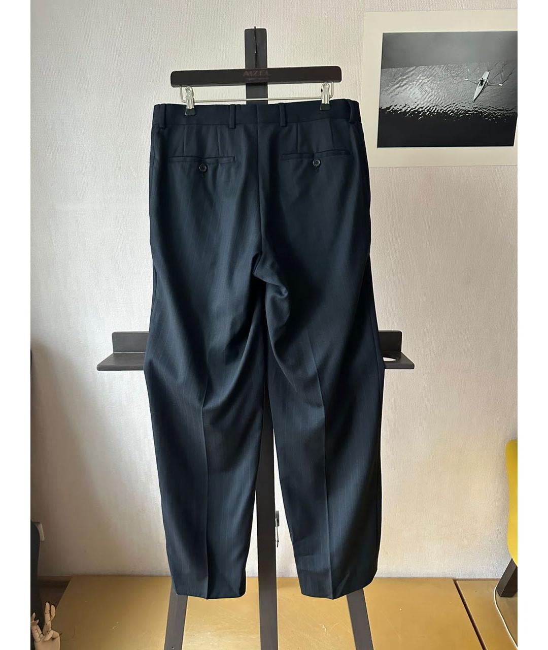 HUGO BOSS Серые шерстяные классические брюки, фото 2