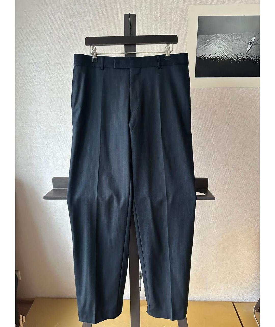 HUGO BOSS Серые шерстяные классические брюки, фото 9