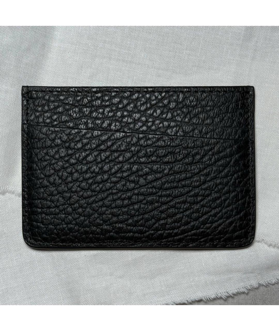 MAISON MARGIELA Черный кожаный кардхолдер, фото 5