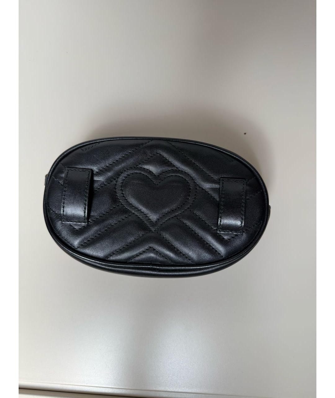 GUCCI Черная кожаная поясная сумка, фото 3