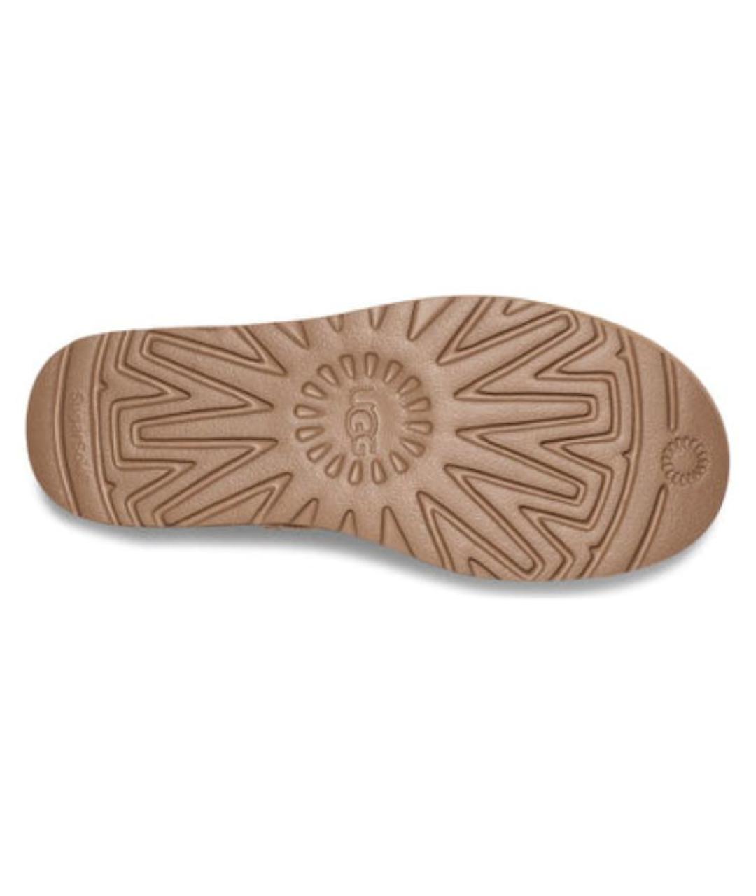 UGG AUSTRALIA Бежевые замшевые ботинки, фото 6