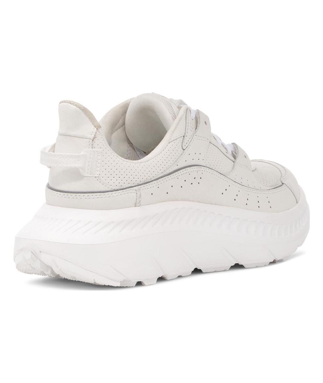 UGG AUSTRALIA Белые кожаные высокие кроссовки / кеды, фото 3