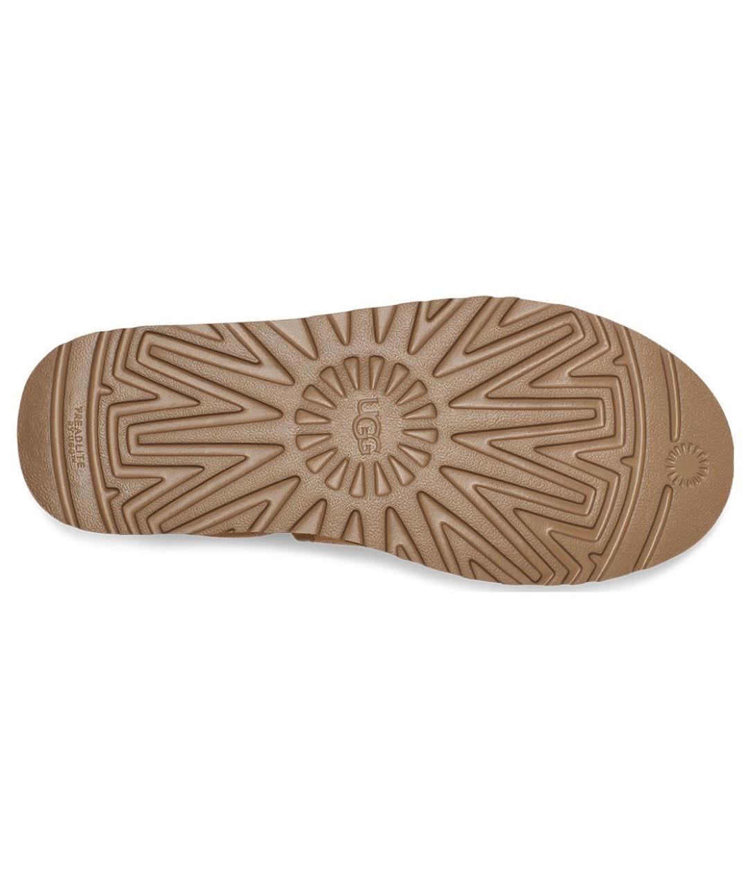 UGG AUSTRALIA Коричневые низкие ботинки, фото 6