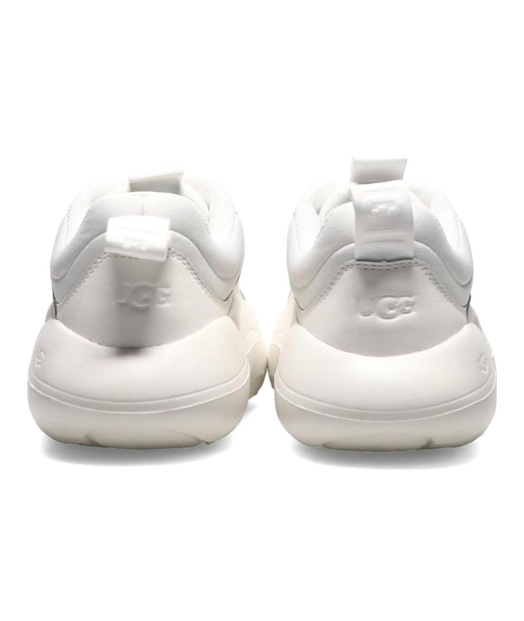 UGG AUSTRALIA Белые кожаные кроссовки, фото 3