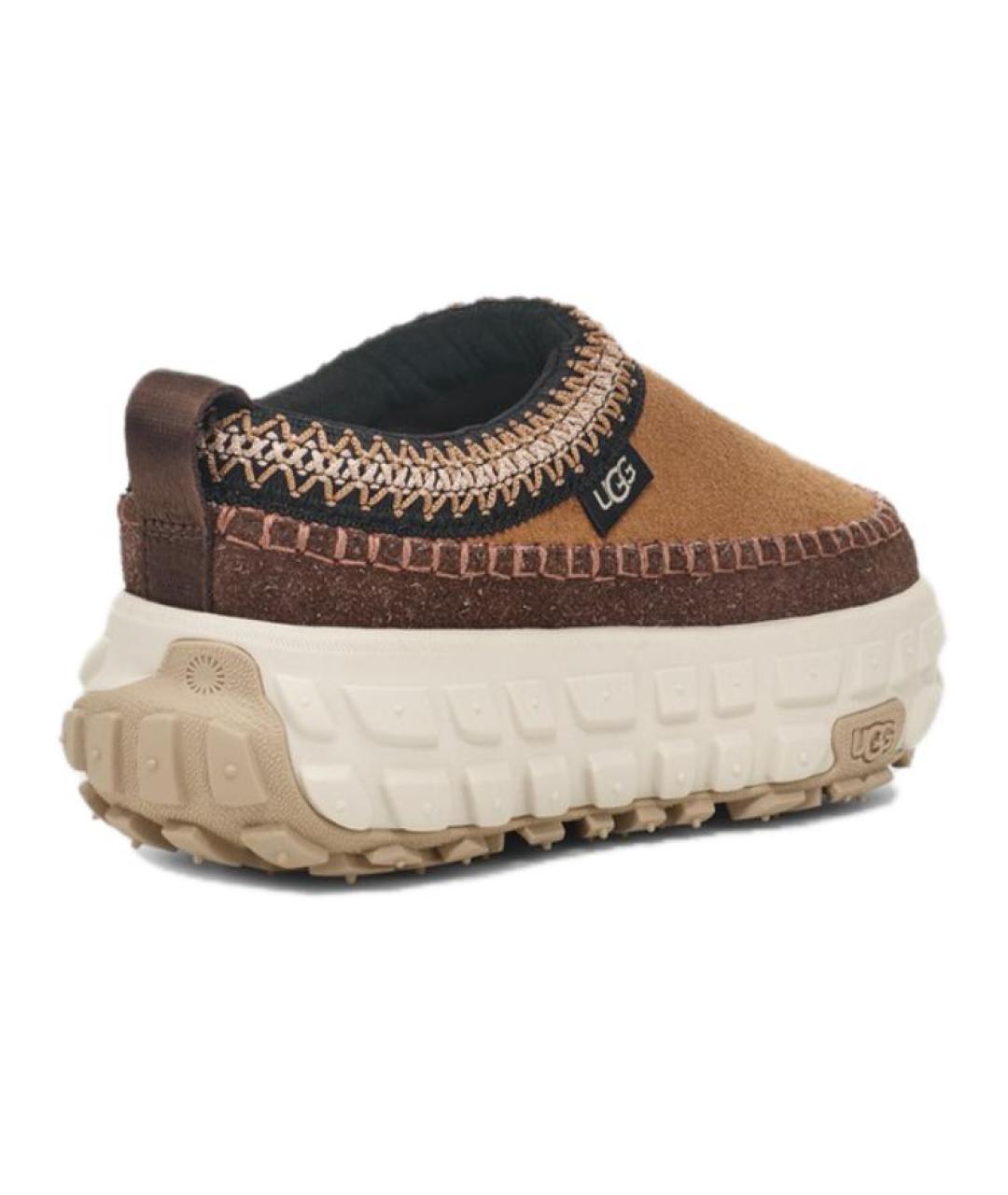 UGG AUSTRALIA Коричневые нубуковые ботинки, фото 4