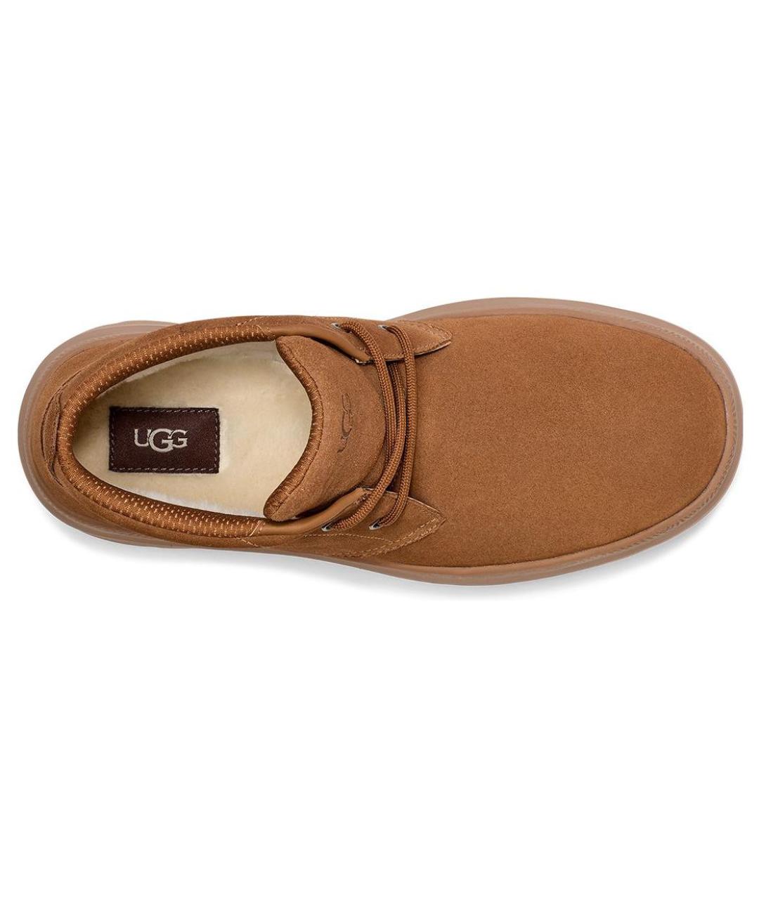 UGG AUSTRALIA Коричневые замшевые высокие ботинки, фото 4