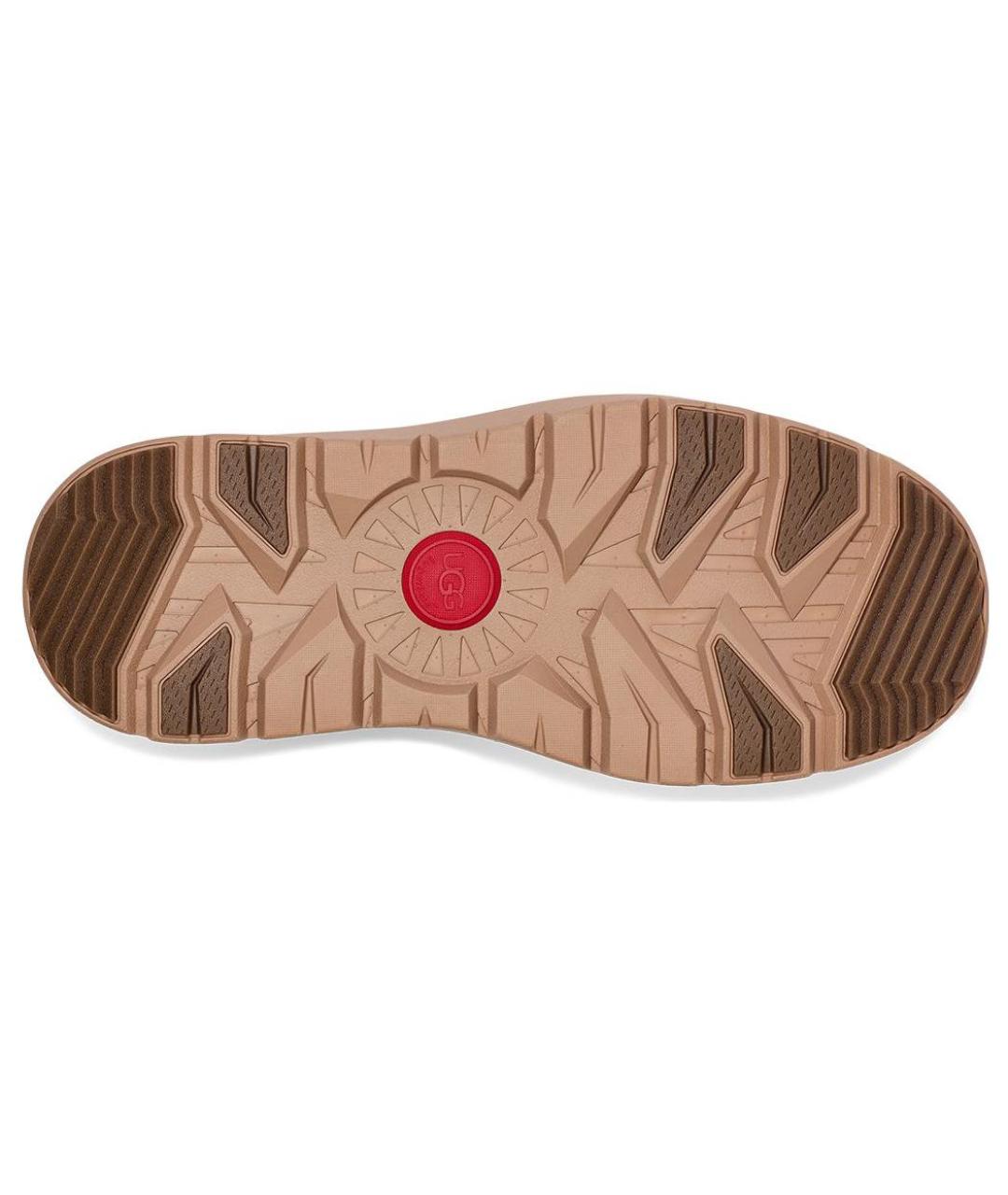 UGG AUSTRALIA Коричневые замшевые высокие ботинки, фото 6