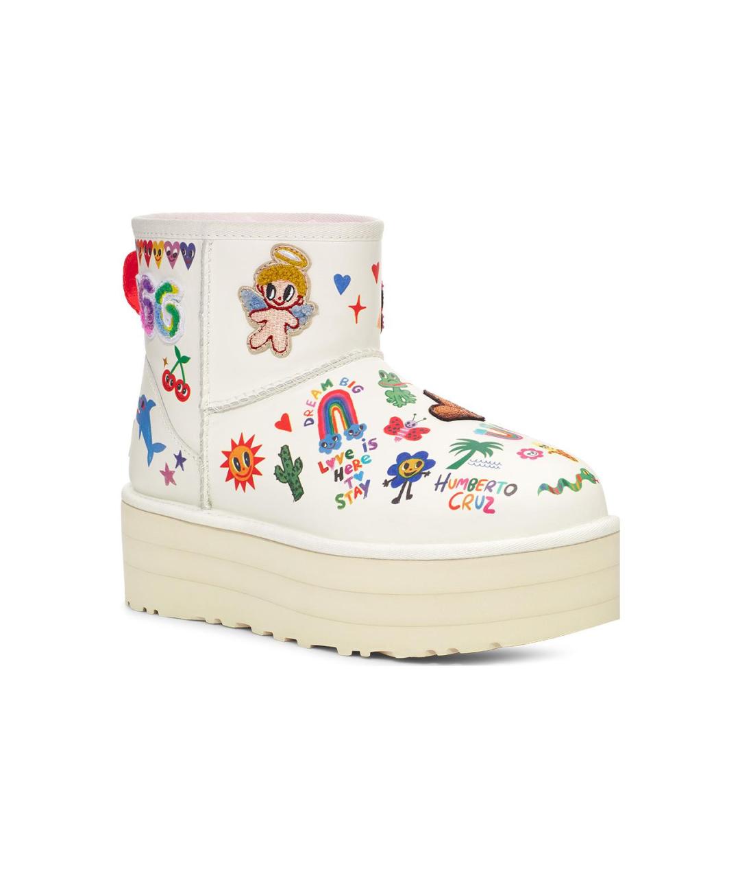 UGG AUSTRALIA Белые ботинки, фото 3