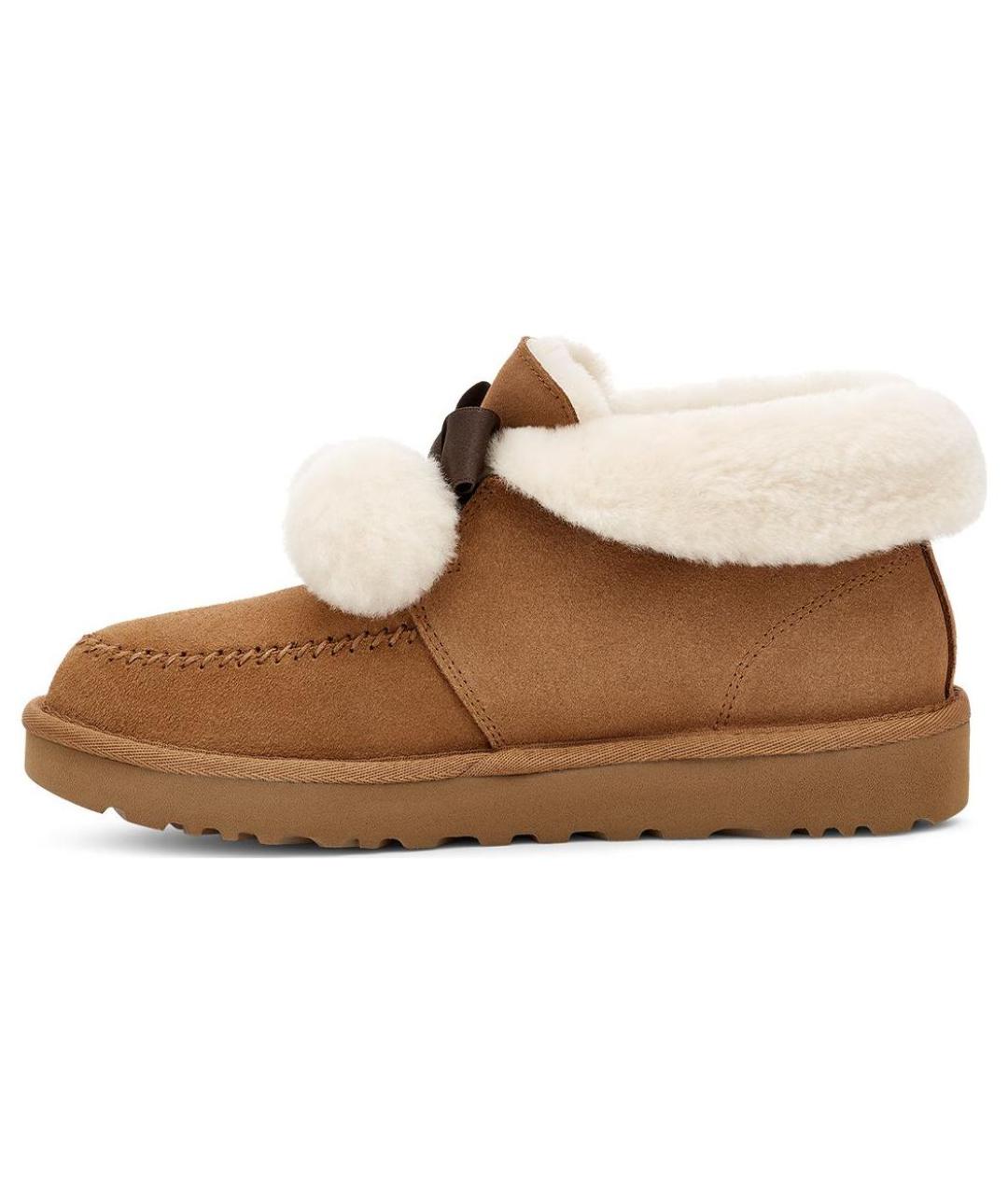 UGG AUSTRALIA Коричневые замшевые ботинки, фото 2