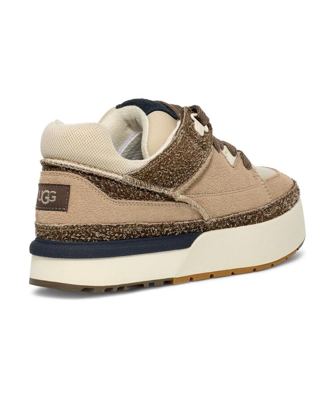 UGG AUSTRALIA Коричневые замшевые кроссовки, фото 5