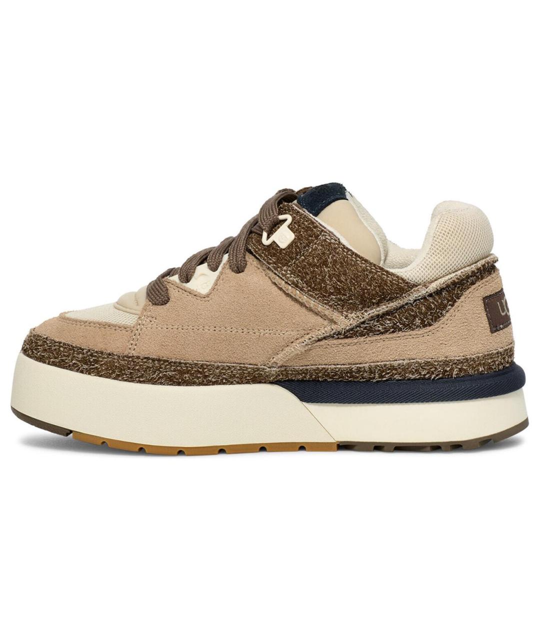 UGG AUSTRALIA Коричневые замшевые кроссовки, фото 2