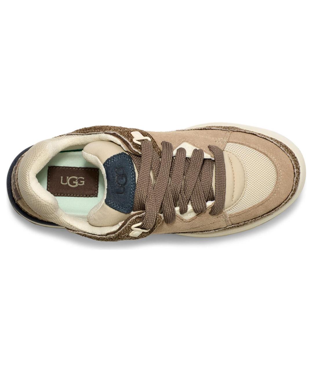 UGG AUSTRALIA Коричневые замшевые кроссовки, фото 6