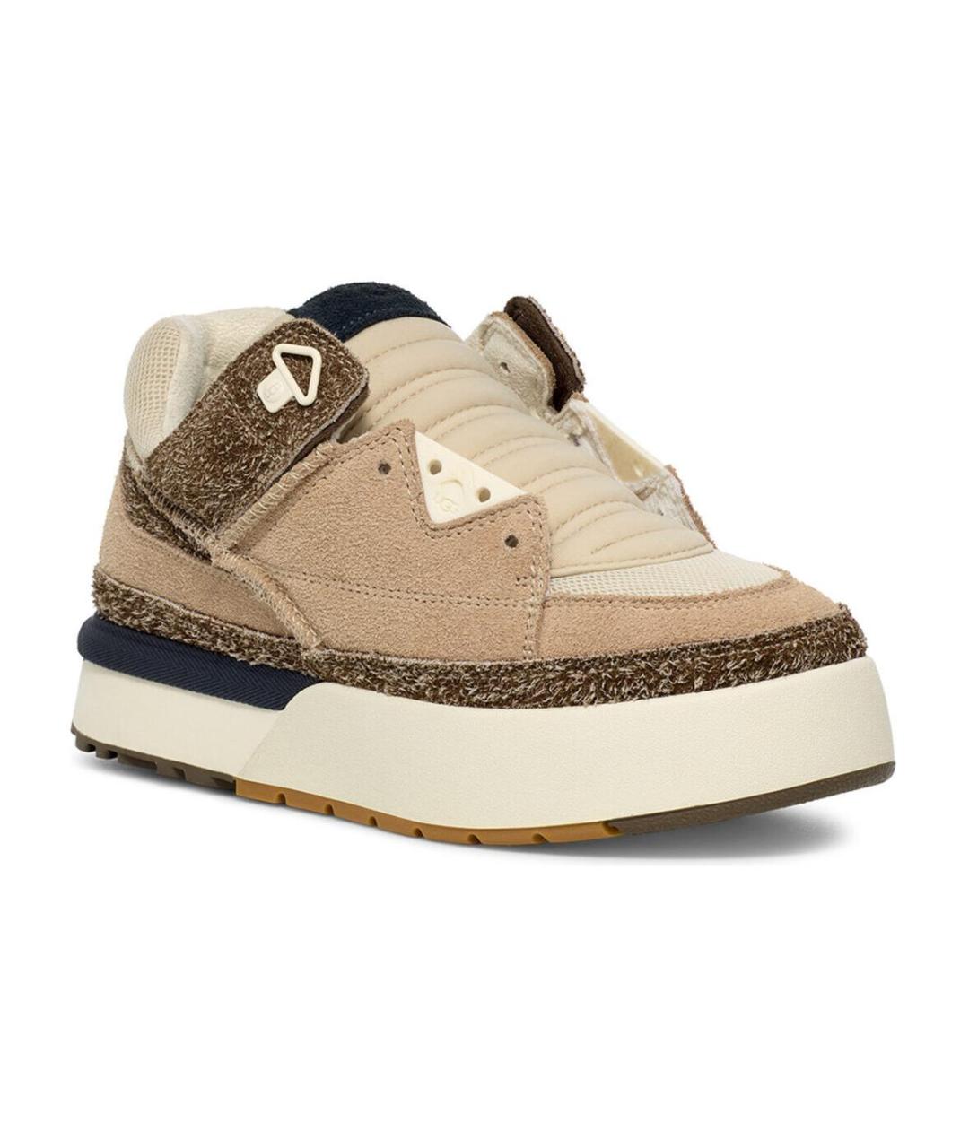 UGG AUSTRALIA Коричневые замшевые кроссовки, фото 3