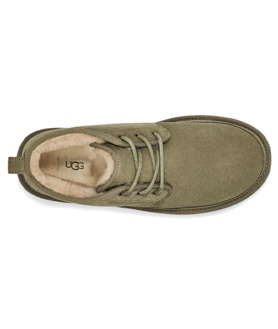 UGG AUSTRALIA Зеленые замшевые высокие ботинки, фото 4