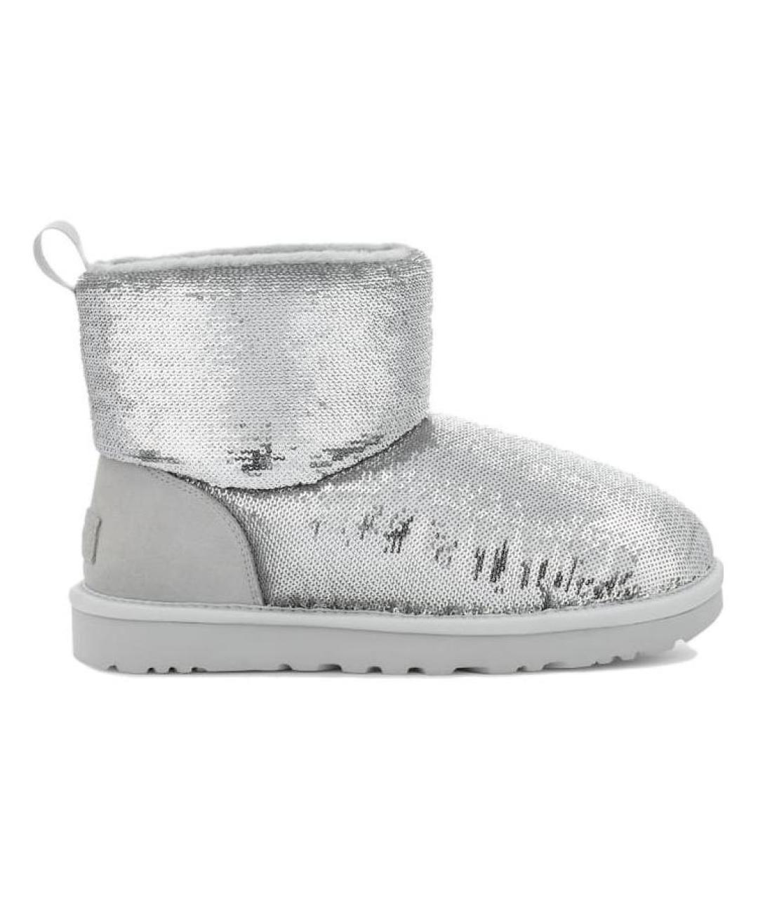UGG AUSTRALIA Серебряные ботинки, фото 1