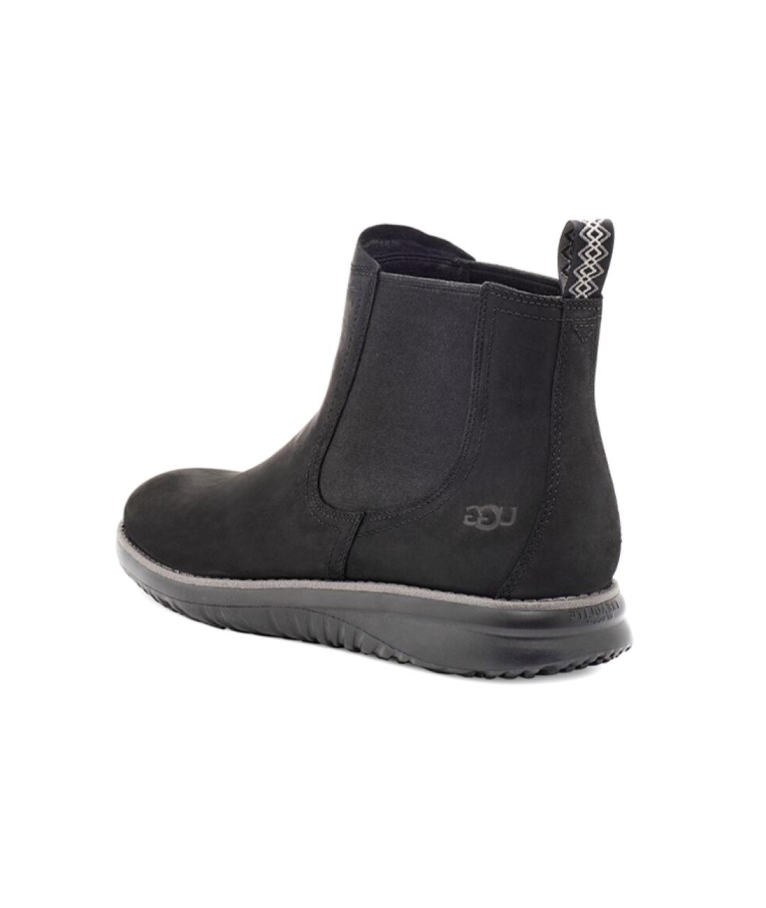 UGG AUSTRALIA Черные низкие ботинки, фото 3