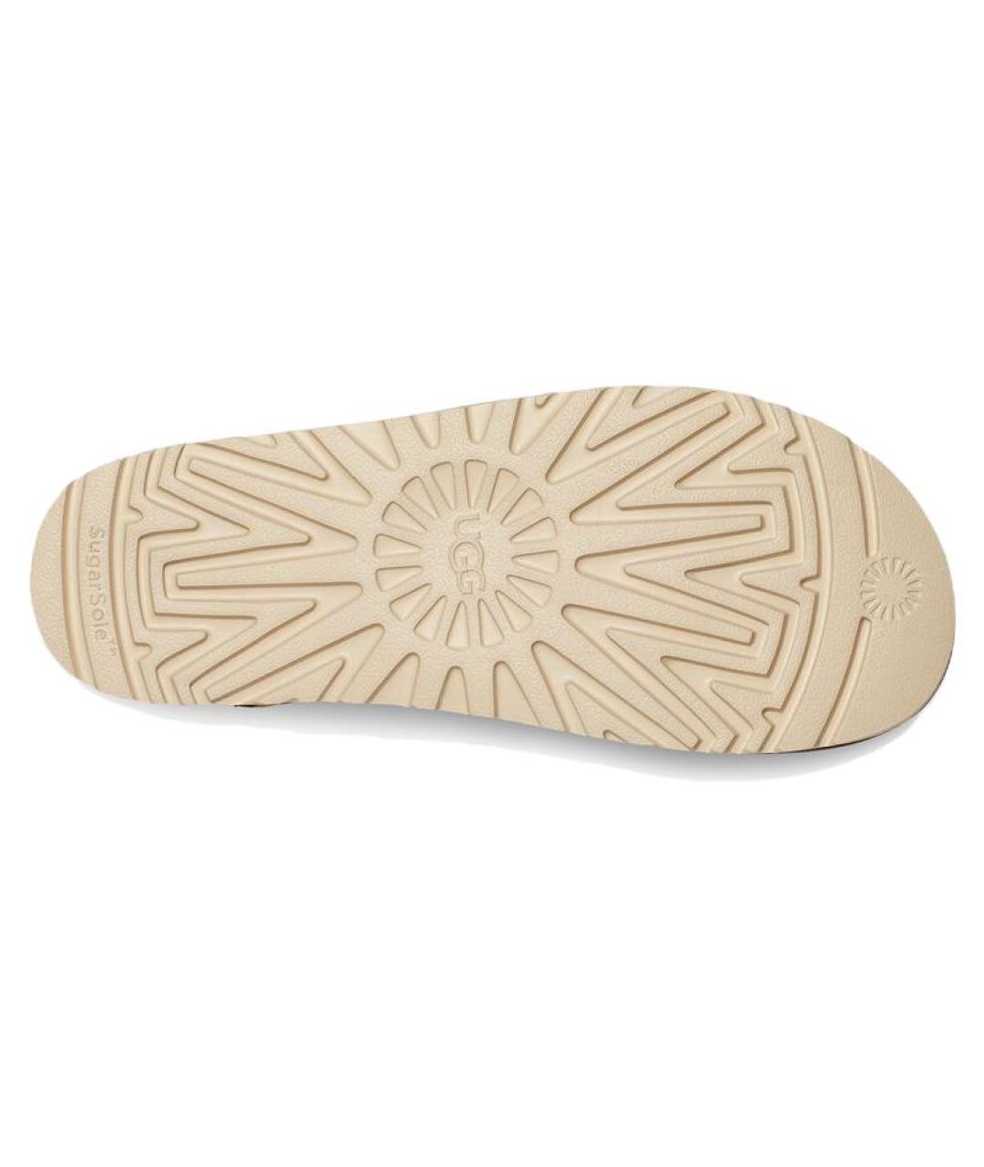 UGG AUSTRALIA Коричневые нубуковые сандалии, фото 6