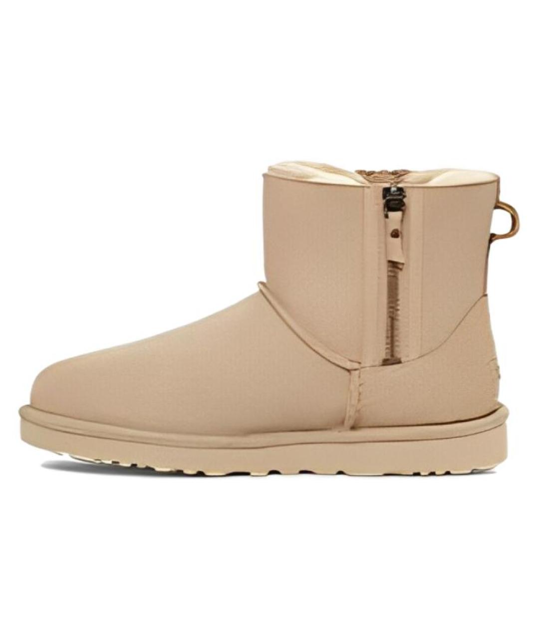 UGG AUSTRALIA Бежевые замшевые ботинки, фото 2