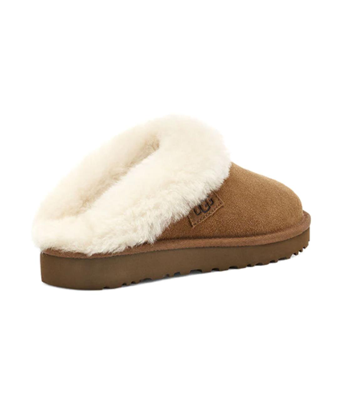 UGG AUSTRALIA Бежевые замшевые мюли, фото 5