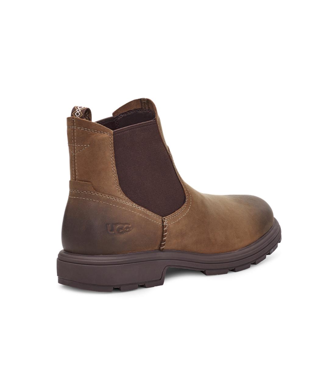 UGG AUSTRALIA Коричневые нубуковые высокие ботинки, фото 4