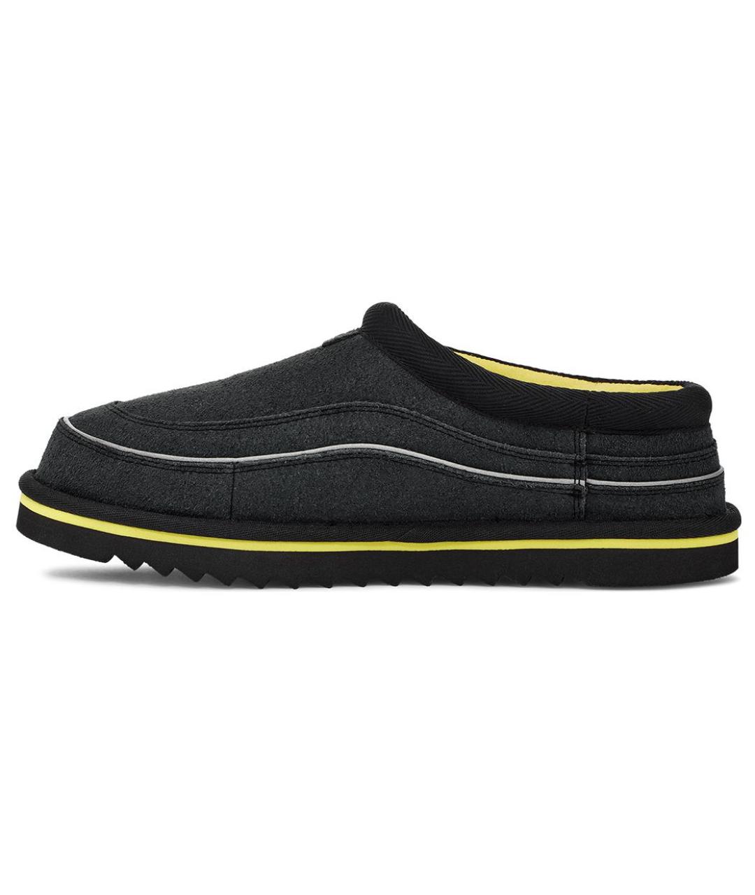 UGG AUSTRALIA Черные нубуковые слипоны, фото 2