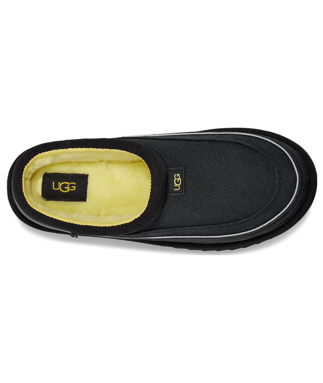 UGG AUSTRALIA Черные нубуковые слипоны, фото 4