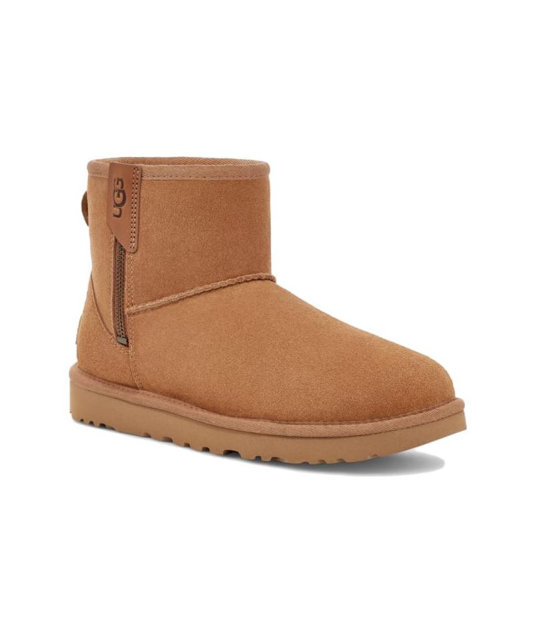 UGG AUSTRALIA Коричневые замшевые ботинки, фото 3