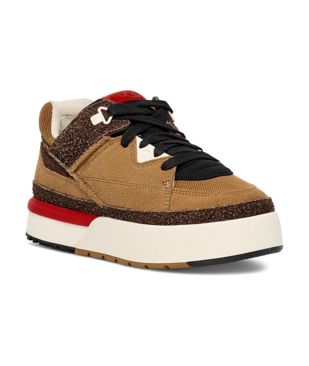 UGG AUSTRALIA Коричневые замшевые кроссовки, фото 3